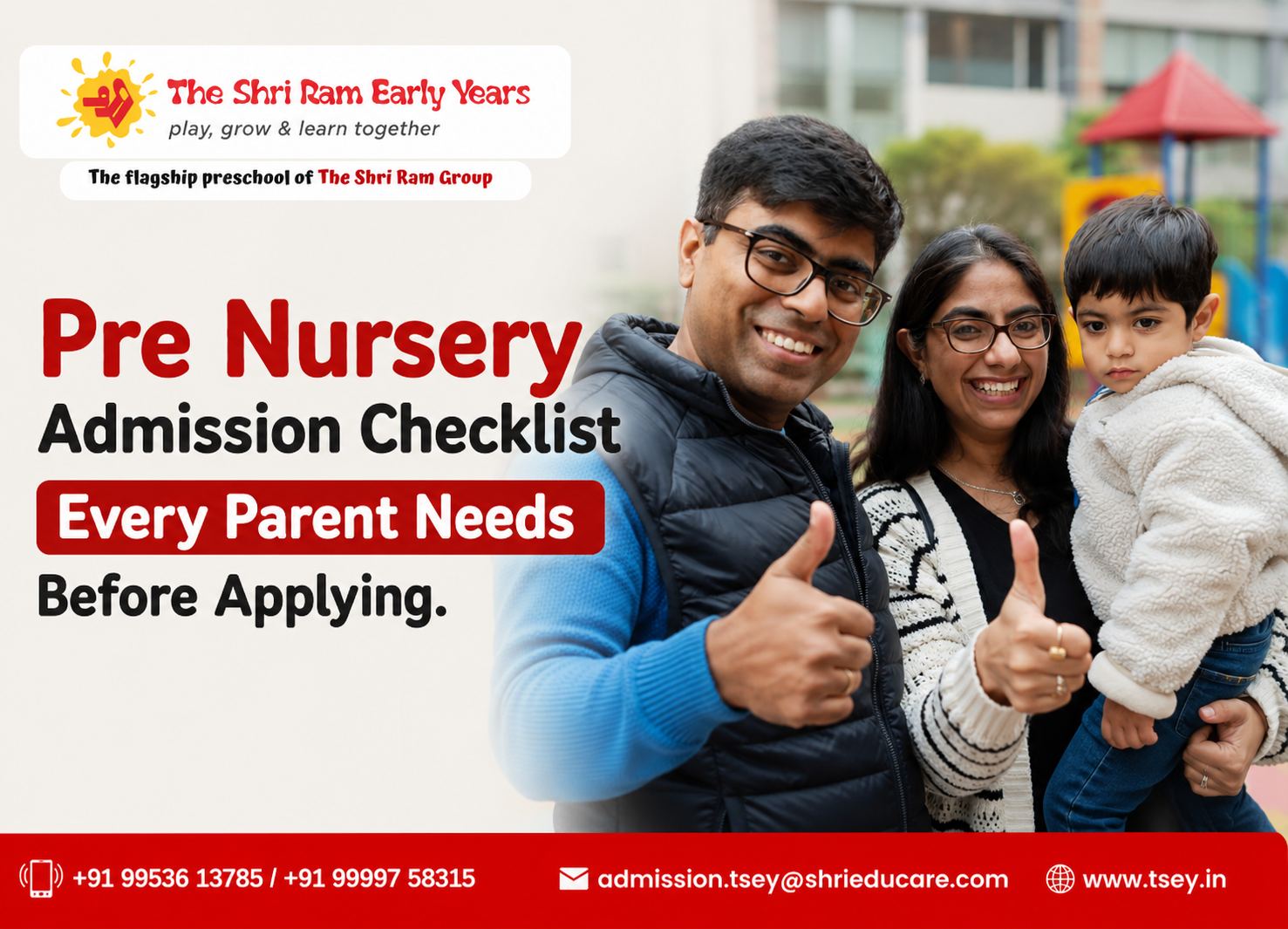 Pre Nursery Admission Checklist Every Parent Needs Before Applying